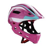 Qkbuza Casco Integral Bicicleta,Equipo de Protección para la Cabeza de Bicicleta,Casco Moto Niño | Para Niños Jóvenes Jinetes Principiantes Skate Familia Paseo Parque Césped Sendero Cumpleaños