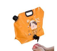 Qkbuza Contenedor de Agua para Camping,Jarra De Almacenamiento De Agua Plegable con Boquilla - Bolsa Portátil De 8 litros para Ciclismo Senderismo Montañismo