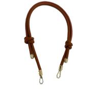 Qkbuza Correa de repuesto para bolso, correa ajustable para el hombro, piel sintética, accesorio de fijación suave para viajes, compras, vacaciones, viajes, marrón, Refer to description