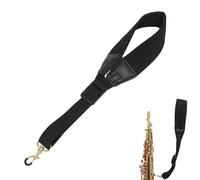 Qkbuza - Correa para saxofón, correa para saxofón tenor ajustable con cordón de puerto | accesorio musical con gancho de metal para escena concierto Portage Clarinete bajo oboe bajo