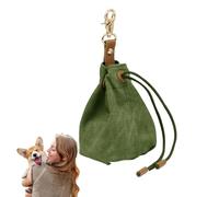 Qkbuza de golosinas para adiestramiento de Perros, Soporte para Aperitivos de fácil Limpieza, Llavero de Entrenamiento de recompensa para Mascotas - para toallitas húmedas, Carne de Res