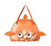 Qkbuza de malla para niños, organizador grande en forma de , de almacenamiento para juguetes de agua, para niños, jóvenes, preescolares, viajes, piscina de agua, parque, guardería