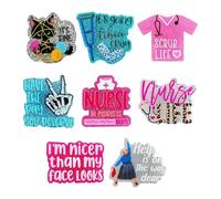 Qkbuza - Encanto para accesorios de bolsa de playa, con encanto para bolsa de bogg - encanto de zapatos portátil de 8 piezas - Bogg bolsas accesorios bolsa de playa decoración para compras viaje bolsa