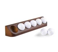 Qkbuza Golf Ball Display | Organizador con 6 Alvéolos para Colección Golf | Organizador de Colección para Oficina Casa Biblioteca Estantería Gabinete para Entusiasta
