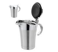 Qkbuza Jarra Para Salsa | Jarra de 750 ml para Nata,Cazo para Salsa de Carne | Para Cenas Familiares Acción de Gracias Halloween Mesa Rústica Apartamento Filete Buffet Hogar Restaurante