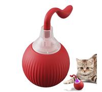 Qkbuza Juguete De Bola para Gatos - Teaser Eléctrico Recargable,Pelota Inteligente Juguete Interactivo para Gatitos | para Gatos De Razas Pequeñas Medianas Grandes En Salón Dormitorio Patio
