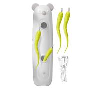 Qkbuza Juguete de Despertar para Gatitos | Sensor Inteligente con para Entrenamiento - Juguete para Animal con Plumas, para Sala de Estar Oficina Pared Puerta Suelo Liberación Energía