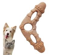 Qkbuza Juguete indestructible para perros, juguetes masticables indestructibles para perros, limpieza de dientes, productos en forma de hueso para enriquecimiento, entrenamiento de mascotas, viajes