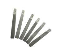 Qkbuza Lima de coronación para guitarras, 6 piezas, herramienta de biselado para guitarras, para reparación de bajos en diapasones e instrumentos de cuerda para estudiantes de música y músicos