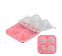 Qkbuza Molde de hielo, bandeja de hielo de béisbol 3D - Whisky Ice Ball Maker reutilizable | Molde de fácil Salida artesanal Formas divertidas para cócteles espeluznantes Brandie