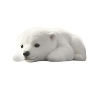 Qkbuza Oso polar de peluche | Animal de peluche dulce oso | Compañero Emocional Hogar Adulto Niño Noche Diario Cumpleaños Fiestas