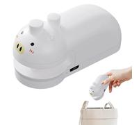 Qkbuza Pequeño sellador de de bocadillo, sellador de - Máquina portátil de ingresos para chip,Dibujos animados portátil de casa de hogar térmico sellador magnético para chip,