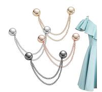 Qkbuza Pinzas magnéticas para ropa de mujer | 4 piezas de pinzas magnéticas multifuncionales | Accesorios multifuncionales fuertes para el puño, sujetador, botón, ropa para pantalones largos,