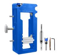 Qkbuza Plantilla de enrutador de bisagra de puerta | Plantilla de enrutador de bisagra de puerta | Plantilla de mortaja ajustable resistente para carpintería de 3 a 5 pulgadas de longitud, gabinete