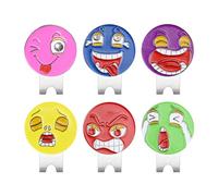 Qkbuza - Portamarcador de pelota de golf, marcadores de pelota de golf para mujer, divot Tools pinzas magnéticas, marcadores de pelota de golf extraíbles, se fijan fácilmente al sombrero de golf,