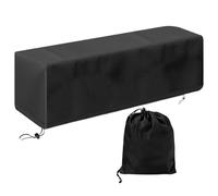 Qkbuza - protectora para chimenea, exterior, impermeable, para mesa de fuego y barbacoa, protección cuadrada ligera para jardín y balcón