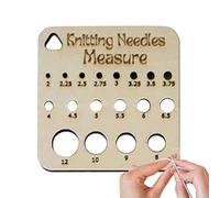 Qkbuza Reglas de Medición para Tejido,Herramienta De Medición Cuadrada Para Costura Y Aguja - Suministros Creativos, Accesorios Multifunción Para Gancho Hogar Y Viaje