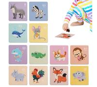 Qkbuza Rompecabezas,Herramienta Divertida de Desarrollo del Pensamiento Temático de Frutas,Puzzle Niño | para Niños Niñas Preescolares Viajes Mover Profesional Hogar Exterior