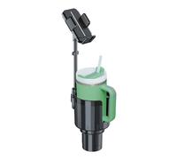 Qkbuza Soporte para bebidas, soporte para teléfono móvil, organizador ajustable para el interior del coche, soporte para bebidas con soporte para teléfono móvil, para bebidas y tazas de café, así como