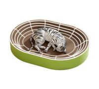 Qkbuza Tablero de Rascado para Gatos | Cama Rascadora para el Interior | Protector De Muebles con Superficie para Afilar Uñas Y para Salón Dormitorio Estudio Balcán