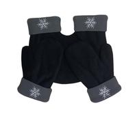 QKCQQTS Guantes de Mano para Dos Personas, Guantes cálidos para Parejas, Guantes de Navidad para Parejas, Guantes para Dos Personas (One Size,Black-01)