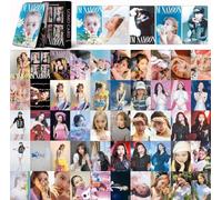 QKDEYTWTR 55 Unidades de Tarjetas de Im Nayeon Tarjetas Del Álbum Twice Nayeoncción de Tarjetas Fotográficas Postales Nayeon Mini Tarjetas Fotográficas Diy Fan