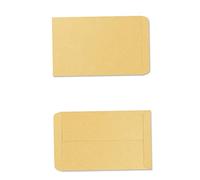 QKDEYTWTR MXP 100 Uds. Sobres Kraft en blanco sobres clásicos for almacenamiento de postales escolares de oficina(Light Brown,16.5 * 10.2CM)