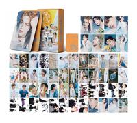 QKDEYTWTR Seventeen Fotocards Set de 55 Seventeen Spill The Feels Nuevo Álbum Seventeen Postales para Fans