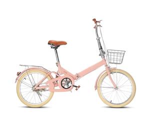QKDWQZ Bicicleta Plegable De Aluminio De 20/22 Pulgadas con Freno De Disco Y V-Brake, Bicicleta Plegable para Hombre Y Mujer, Doble Absorción De Impactos En Las Velocidades Delantera E,22in