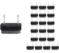 QKEPCY 20 Piezas Deslizadores Rectangulares Muebles Clavos Fieltro Protectores Suelo Almohadillas Antideslizantes Sillas Mesas
