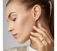 QKEPCY Anillo De Diseño Elegante Con Piedra Verde Esmeralda En Oro Rosa Joyería Fina Para Mujer Accesorio De Moda Anillo De Compromiso Estilo Clásico