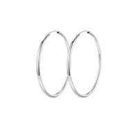 QKEPCY Aros Circulares Grandes Plateados 7cm Pendientes Redondos Brillantes Joyería Elegante Mujer Accesorios Minimalistas