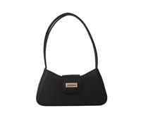 QKEPCY Bolso Mujer Cuero PU Bolsos de Hombro Pequeña Casual Moda Pochette Piel Cremallera Elegante Clutch Color Sólido Bolsa para Viaje Trabajo Diario Vida