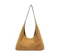 QKEPCY Bolsos de Hombro para Mujer Bolsos de Gamuza Retro para Mujer Compras Diarias Aplicables Viajes Trabajo