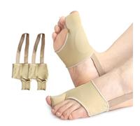 QKEPCY Corrector De Juanetes Mujer Corrector de Juanetes Separador Dedos Pie Para Alivio Del Dolor Y Corrección De Hallux Valgus Ortopédico (Color de la piel)