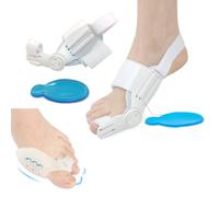 QKEPCY Corrector Juanetes Ortopédico Ajustable Férula Hallux Valgus Separador Dedos Alivio Dolor Nocturno Diurno