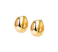 QKEPCY Gota Pendientes Mujer Pendientes de Gota de Agua Pendiente Aro Gruesos Oro y Plata Hipoalergénicos Aretes Mujer Regalo San Valentín Navidad