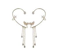 Qkepcy Pendientes De Aro Con Diseño Floral Y Detalles Colgantes En Plata Joyería Elegante Para Mujer Accesorios De Moda Para Ocasiones Especiales Pendientes Largos Brillantes