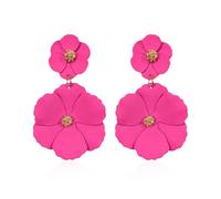 QKEPCY Pendientes Flores Mujer Pendientes de Resina Boho Pendientes Colgantes Acrílico Floral Margarita Pendientes Joyas Para Mujeres Y Niñas
