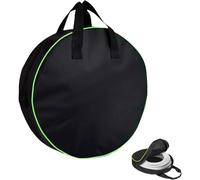 QKEPCY Redondo Bolsade Cable Eléctrico EV Portátil de Almacenamiento Cargador EV Coche Eléctrico Organizador Bolsa Auto de Adaptadores Cables de Extensión y Herramientas(Verde)