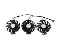 QKFTCSDW Ventilador for Tarjeta gráfica CF1010U12S de 95mm Compatible con Rog Strix RTX 3060 3070 3080 Ti 3090 Gaming GPU Cooler RX 6700 Tarjeta gráfica(3PCS)