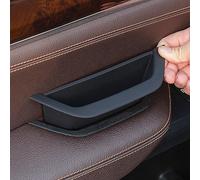 QKKOCHRI Para BMW X3 X4 F25 F26 manija de la puerta del coche, caja de almacenamiento lateral del conductor para BMW X3 X4 2010-2017 (Negro)