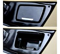 QKLsudua 1 juego de caja de montaje de cenicero de plástico para consola central de coche, compatible con BM-W 5 Series F10 F11 F18 520i 525i 528i 530i 2010-2017