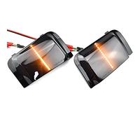 QKLsudua 1 par de luces de marcador de guardabarros delantero dinámicos LED compatibles con Peu-geot Bo-xer Fi-at Du-cato Ci-troen Jum-per lámpara intermitente secuencial