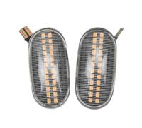 QKLsudua 2 luces LED de posición laterales compatibles con HON-DA Pre-lude CRX S2000 In-tegra Fi-t Del Sol A-cura Ci-vic-White