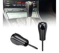 QKLsudua Pomo de palanca de cambios de palanca de cambios de coche corto negro de tipo corto compatible con B-MW E81 E82 E87 E90 E91 E92 E93 E36 E38 E39 E46 Z4 Z3 E53 E60 X5 X3