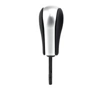 QKLsudua Pomo de palanca de cambios de palanca de cambios de coche de tipo corto plateado automático a corto largo compatible con B-MW E81 E82 E87 E90 E91 E92 E93 E36 E38 E39 E46 Z4 Z3 E53 E60 X5 X3