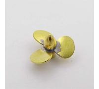 Qklyxr 1 hélice de cobre 12mm, 14mm, 16mm, 23mm, 3 aspas, for MINI, mano izquierda derecha, eje 2mm, barco a control remoto, submarino marino a escala Reemplazo de hélice de barco(D16mm Right Hand)