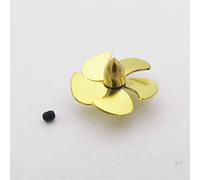 Qklyxr 1 hélice de cobre 12mm, 16mm, 18mm, 20mm, 22mm, 5 aspas, for MINI, 2mm eje, barco a control remoto, escala submarina, a marina Reemplazo de hélice de barco(D16mm Left Hand)