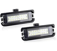 Qklyxr 2 luces de matrícula for Ford Mustang (2015, 2016, 2017, 2018 y 2019), color blanco Reemplazo de la luz de la matrícula del automóvil